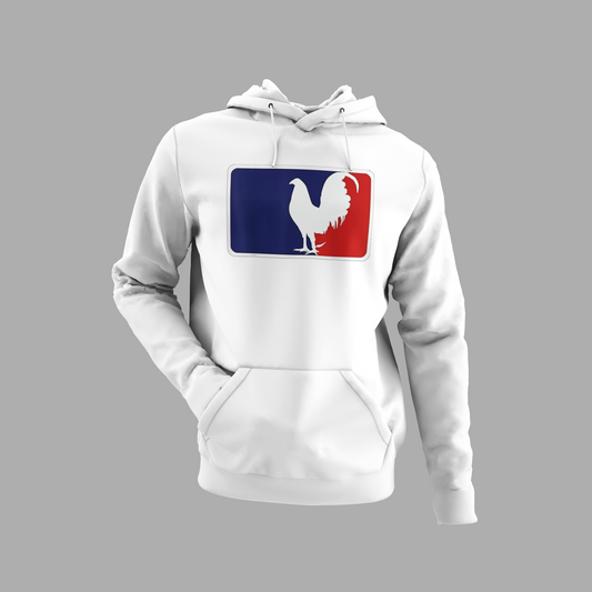 Red, White, And Blue Rooster Cockfighting Hoodie
