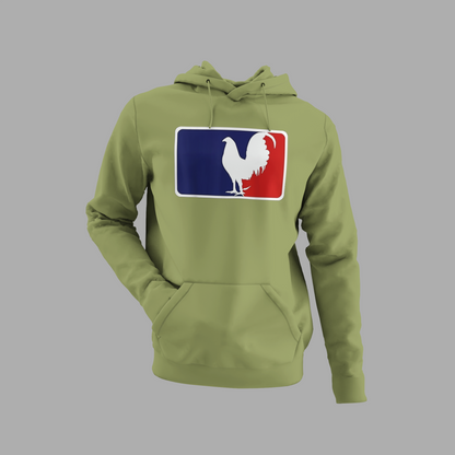 Red, White, And Blue Rooster Cockfighting Hoodie