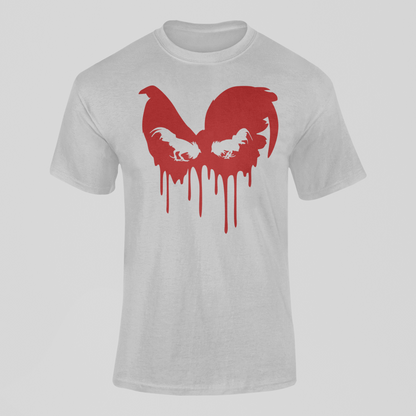 Blood Gamecock With Fighting Roosters Cockfighting T-Shirt